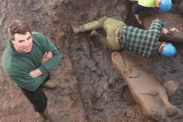 In 1997 ferryman Robert Graham unearthed a Roman-era lioness sculpture which had lain in the mud for the best part of 1800 years.