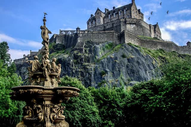 Visit Scotland respond with: "Why didn't they build the Castle closer to the airport?'" to explain to people just how old Scotland is and its history.