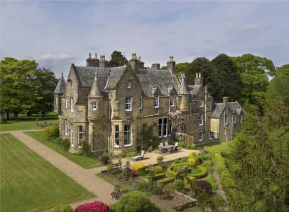 Ormiston House has 15 acres of land, with Gogar Burn running through, this palatial home also includes a tennis court, paddocks for horses and a beautiful formal garden.