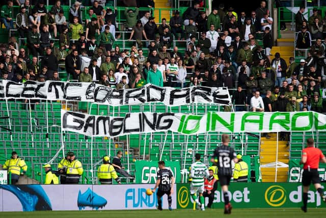 Celtic Park wasn't the happiest of places on Saturday as they struggled past Championship opposition. Fans had a pointed message for the board.
