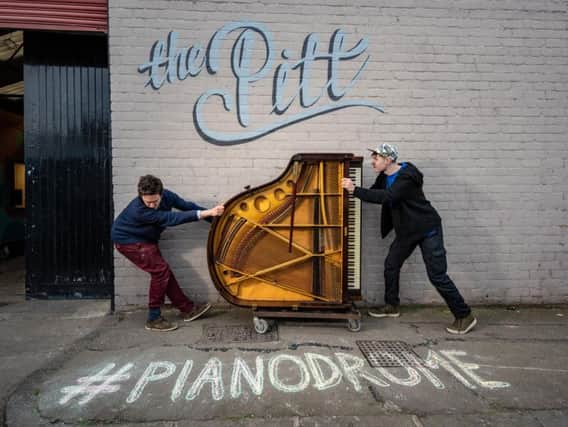 Musicians Tim Vincent-Smith and Matthew Wright created the new from old pianos.