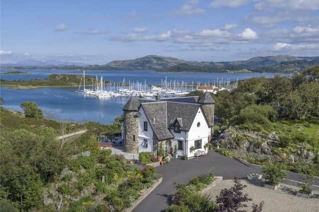 The five-bedroom home near Lochgilphead is for sale for offers over GBP625,000 with Strutt and Parker.New owners can also enjoy the harbour views.