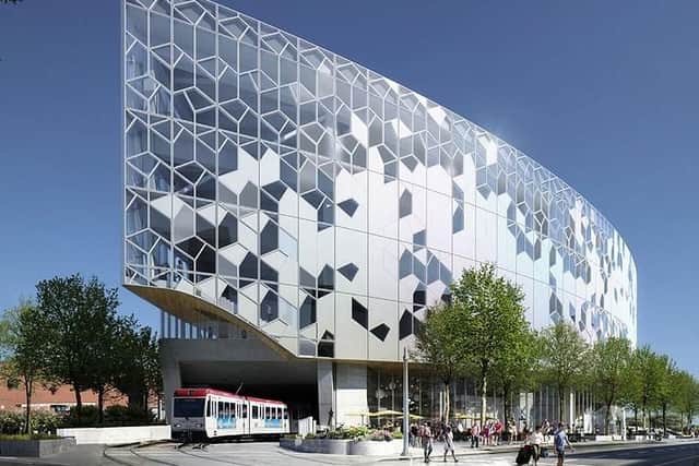 This architectural wonder is the library's central hub and is flooded with natural light.