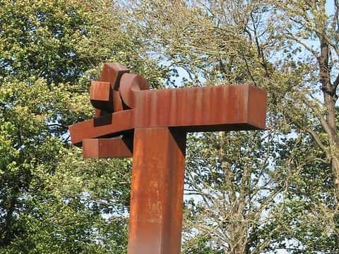Chillida Leku is a 27-acre outdoor museum filled with late abstract sculptor Eduardo Chillidas work.