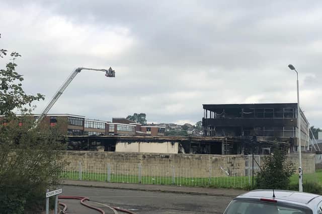 The Scottish Fire and Rescue Service asked members of the public to keep nearby access roads clear to allow appliances to pass through as required. Picture: Lisa Ferguson