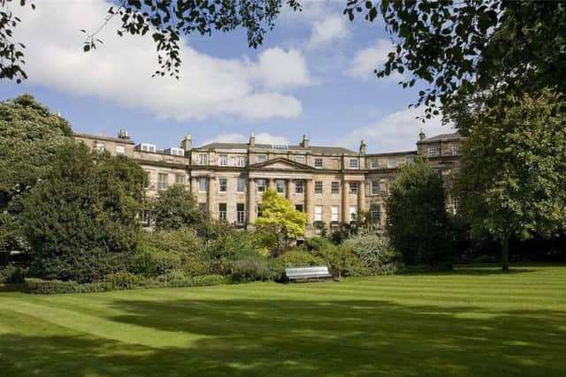 This four bed flat with private garden access in Edinburgh's New Town is for sale for offers over GBP1,100,000 with Savills.