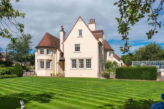 Huntly house is a late nineteenth century, Robert Lorimer designed, Arts and Crafts family house with original features, and is for sale for offers over GBP1,750,000 with Savills.