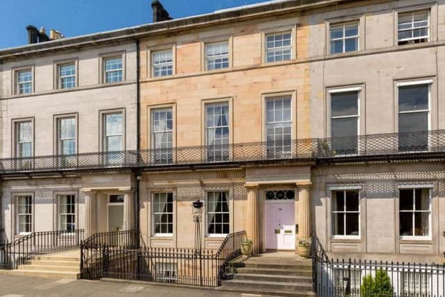 This interior designed Georgian townhouse has views of Arthurs Seat, a large private garden and direct access to Regent Gardens, and is for sale for offers over GBP2,500,000 with Knight Frank.