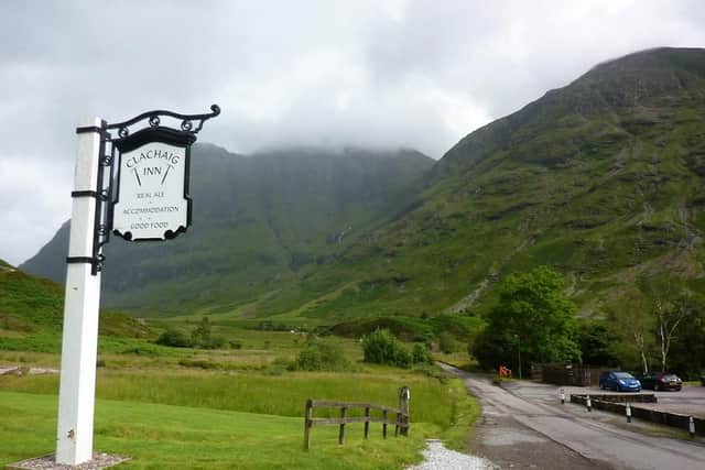 For an authentic slice of Highland hospitality and scenery that will take your breath away - weather-scarred cliffs and postcard-perfect hills dominate the landscape - the Clachaig is the perfect place to visit.