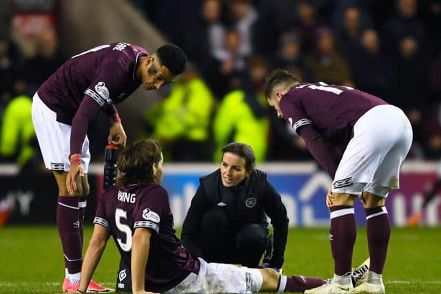 The Austrian was plagued by pain in his groin/pelvis area throughout the first half of 2019. He was shut down in July as Hearts sought the opinion of a second specialist. He is expected back in a month.