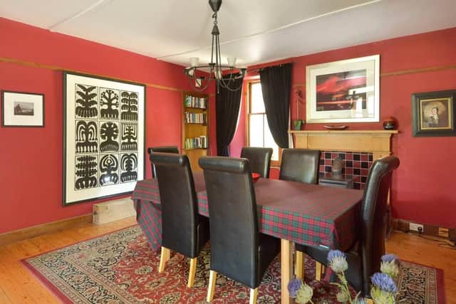The formal dining room is ideal for entertaining.