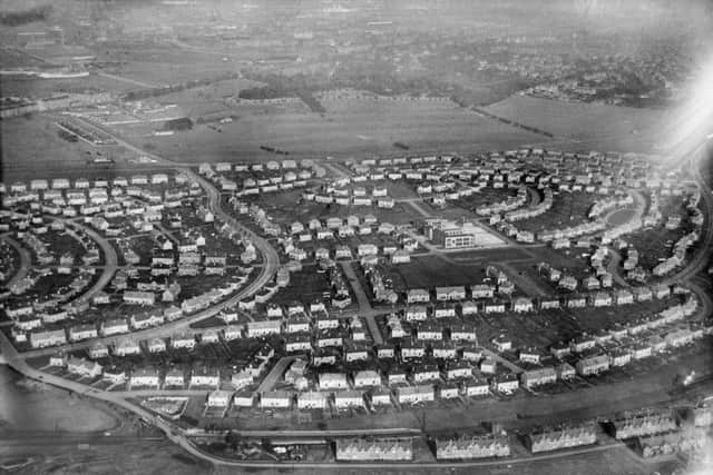 Around 60 per cent of council houses in Scotland were cottages, such as those found on huge estates such as Glasgow's Mosspark. PIC: Historic Environment Scotland.