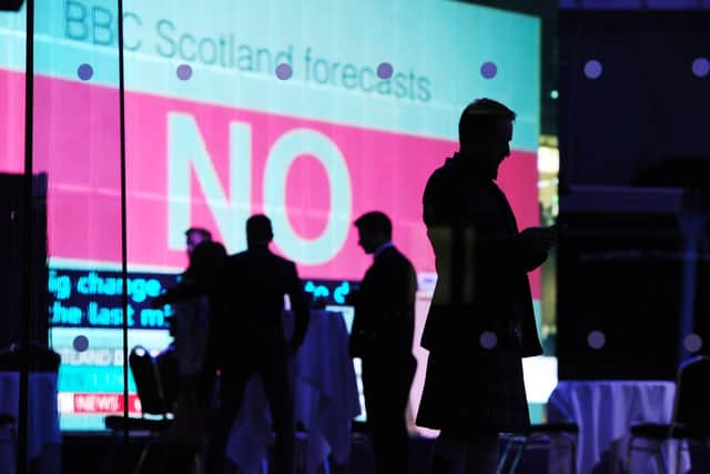 Independence celebrations were put on hold as it emerged the No campaign was set to be successful.