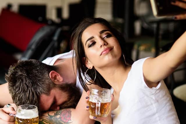 Scots for wandering aimlessly, which often describes how a drunk person will act.