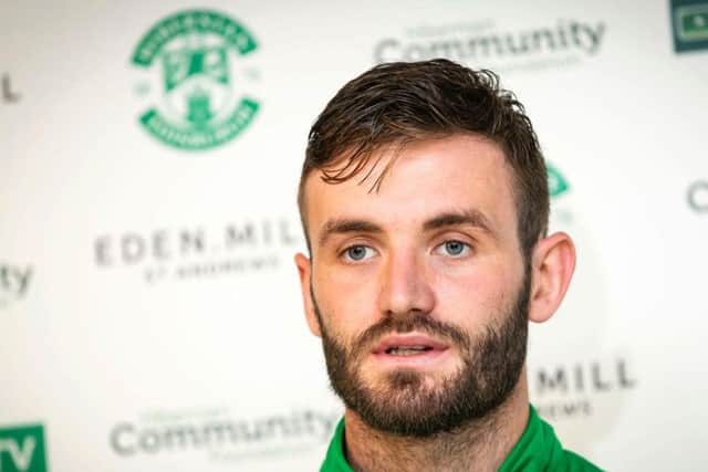 The right-back, in both his derby debut and his Easter Road debut, generally kept Jake Mulraney quiet. Went close with a couple of headers late on.