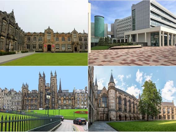 These are the top-rated universities in Scotland.