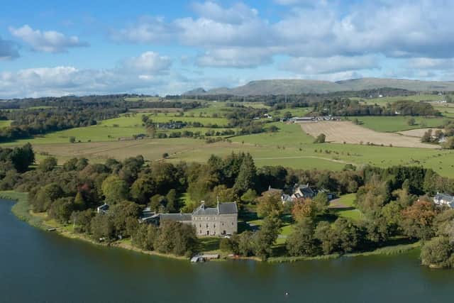 The property overlooks Bardowie Loch and has attracted interest from potential buyers around the world.