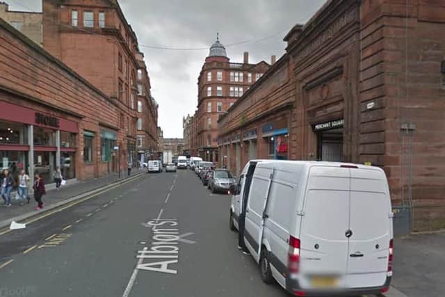 The entire length of the street is closed from 5am until 4:30pm