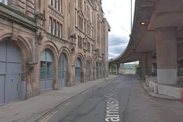 Closed between the M74 off ramp and Scotland Street from 4am to 4:30pm
