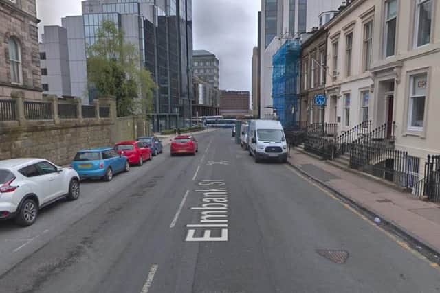 Closed between Elmbank Crescent and St Vincent Street from 4am to 4:30pm