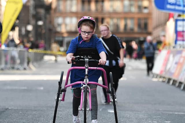 Thousands of runners, from toddlers to elite athletes and of all abilities, took to the streets of Glasgow this weekend.Picture: John Devlin