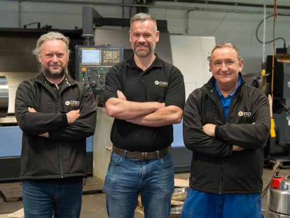 Glenrothes-based Creo Engineering plans to develop its own product range with its 40,000 investment from BLS. Picture: Contributed