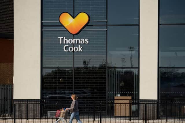Holiday giant Thomas Cook collapsed late last month. Picture: Oli Scarff/AFP