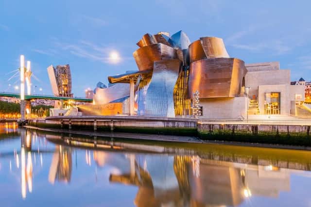 An industrial port city in northern Spain, this city is surrounded by stunning green mountains. It's famed for the Guggenheim Museum Bilbao, designed by Frank Gehry.