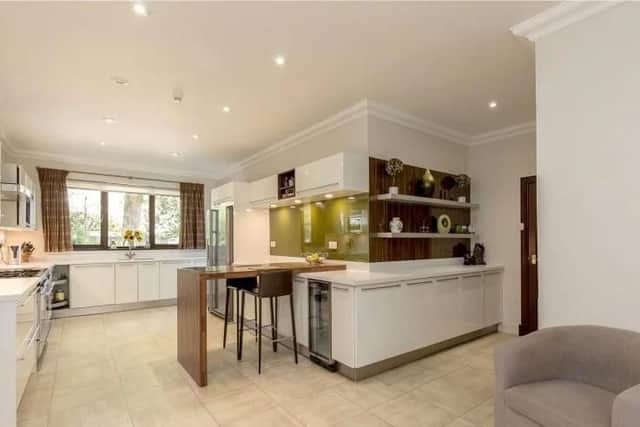 The modern kitchen.