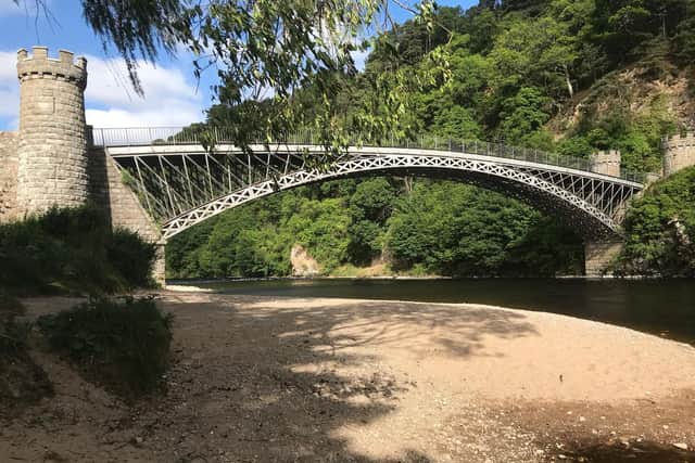A climb out of Fochabers will reward you with fine views of the Spey Valley. On to Boat o' Brig, and from there to Craigellachie, a small village perched above the confluence of the Spey and the Fiddich.