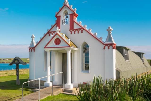 The Italian Chapel, Lamb Holm. A symbol of hope, faith and human spirit, built by Italian prisoners of War. Picture: Destination Orkney