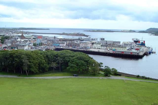 Stornoway on the isle of Lewis. Life satisfaction score: 8.2/10