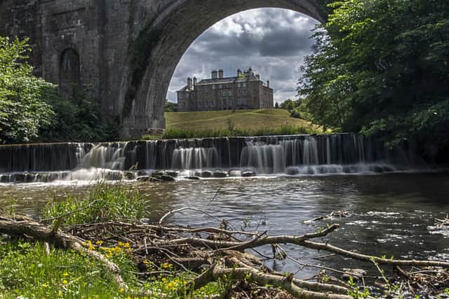 Dalkeith Palace in Midlothian. The region has a life satisfaction score of 8.01/10