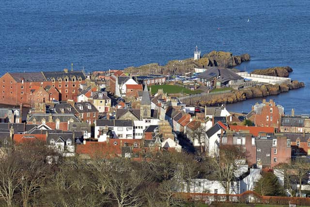 North Berwick. East Lothian has a life satisfaction score of 7.97/10 according to the ONS study.