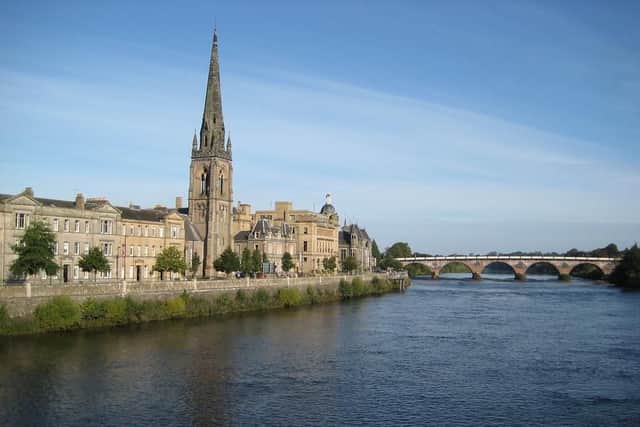 The city of Perth in Perth & Kinross has a life satisfaction score of 7.89/10