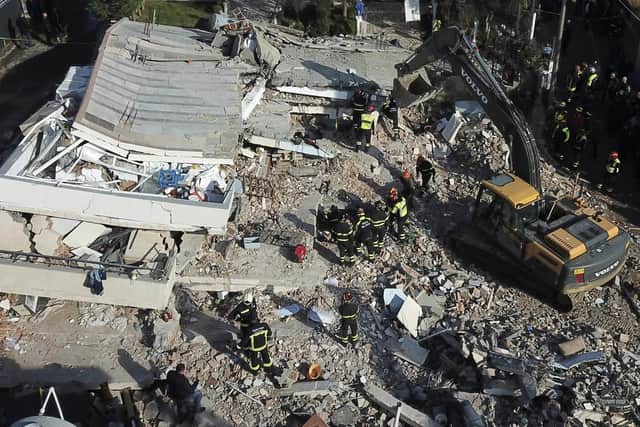 Overnight, authorities said four more people had been confirmed dead, raising the death toll to 25, while more than 600 people were injured in the magnitude-6.4 quake that struck the country's coastal cities. Picture: AP