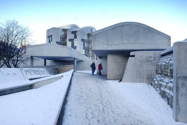 The city of Edinburgh saw sub zero temperatures and heavy snowfall that brought the city to a stop.