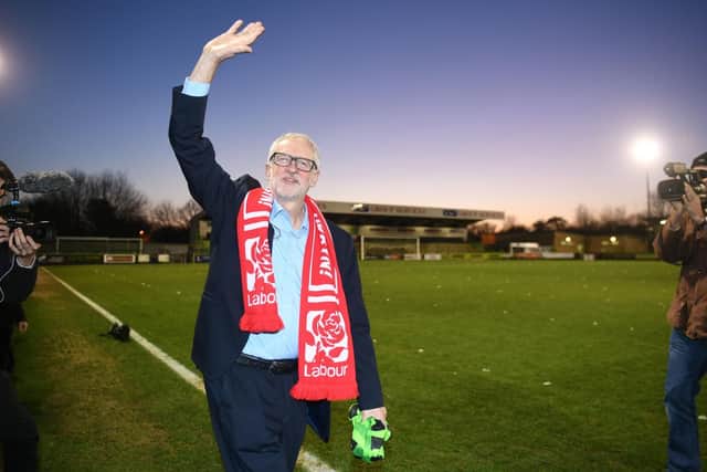 Labour leader Jeremy Corbyn at Forest Green Rovers