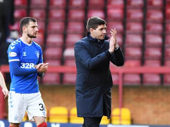 Steven Gerrard had no complaints over the red card but felt referee Don Robertson was desperate to send a player off