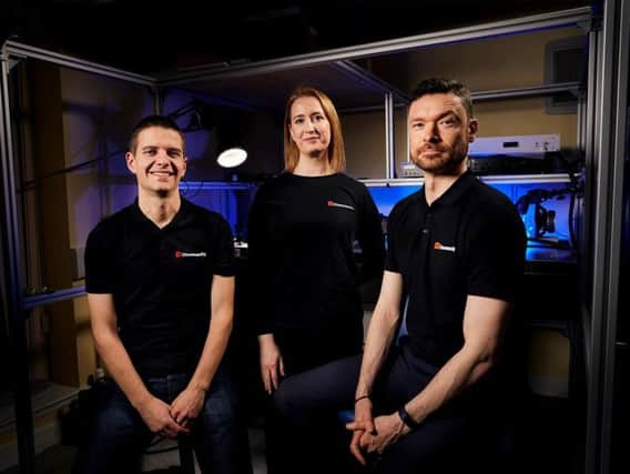 Chromacity recruits: Kerr Johnson, Melissa Crahan and Michael Dalgleish. Picture: Peter Dibdin