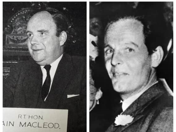 Iain Macleod, a former Conservative Chancellor of the Exchequer (left) and Donald MacLean, a British diplomat and spy for Russia, both hailed from the Hebrides with their lives taking radically different paths into the establishment. PIC: BBC Alba.