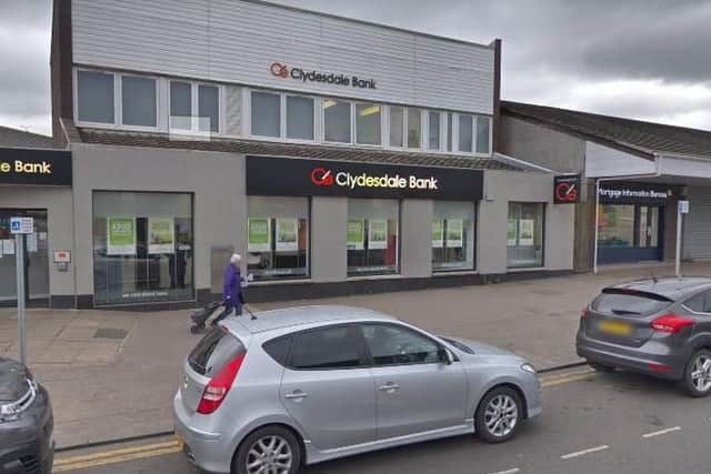 Two security staff were robbed as they delivered cash to a bank in Glasgow's Baillieston area. Picture: Google
