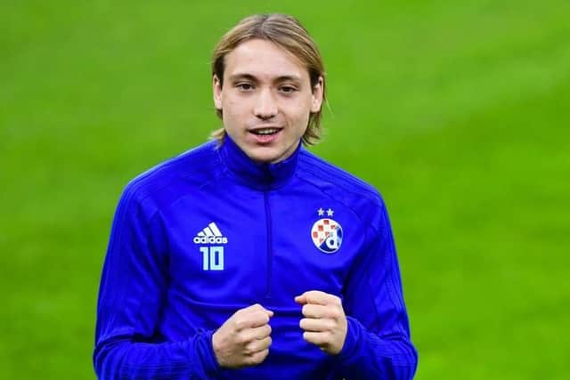 Lovro Majer is a highly-rated playmaker at Dinamo Zagreb. Picture: Getty