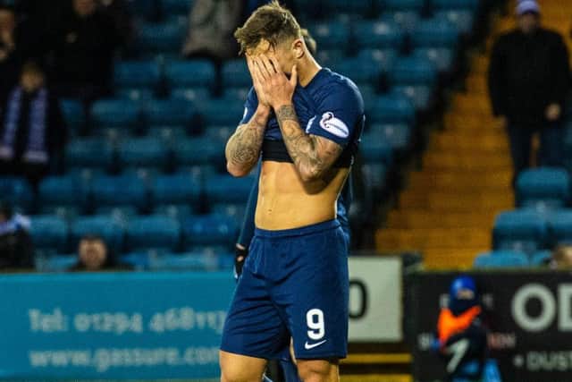 Kilmarnock striker Eamonn Brophy. The Ayrshire club are on their second manager of the season and are mired in a six-game losing streak in the league. Picture: SNS