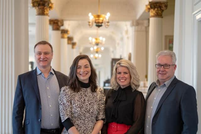 From left: Kelvin Capital's John McNicol (director), Lynn Hall (portfolio relations manager), Susie Fisher (investor relations manager) and Angus Hay (director). Picture: Contributed