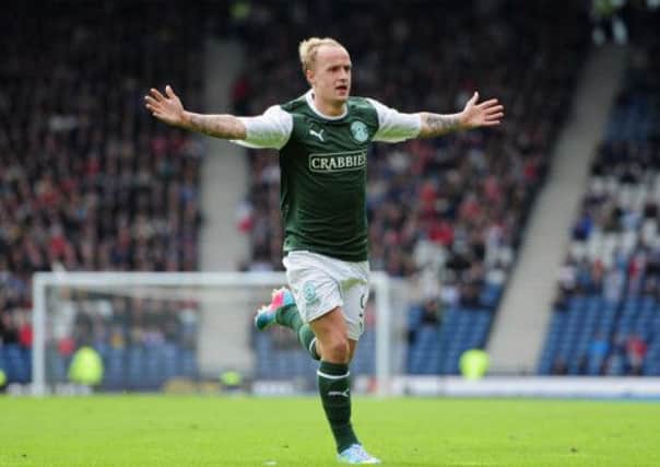 Hibernian striker Leigh Griffiths has been nominated for both awards. Picture: Getty