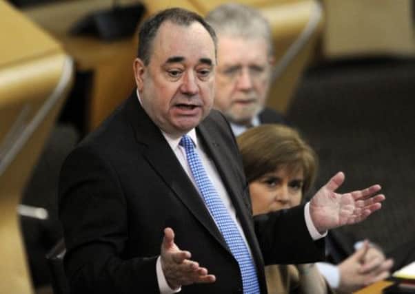 Alex Salmond is still hopeful over a currency union. Picture: TSPL