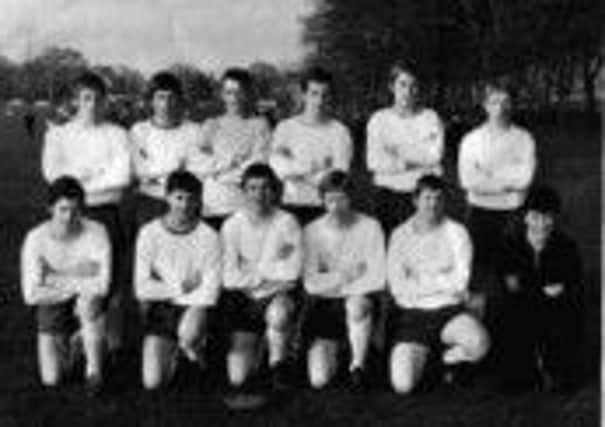 A young Graeme Souness, who four years later joined Tottenham Hotspur as an apprentice, is pictured, back row, third from right