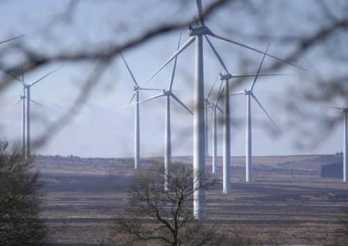 Wind turbines at Scottish Powers' Black Law wind farm by the village of Forth, South Lanarkshire. Picture: submitted
