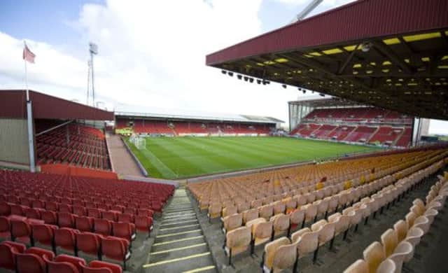 Pittodrie's average attendance is less than half its capacity. Picture: SNS